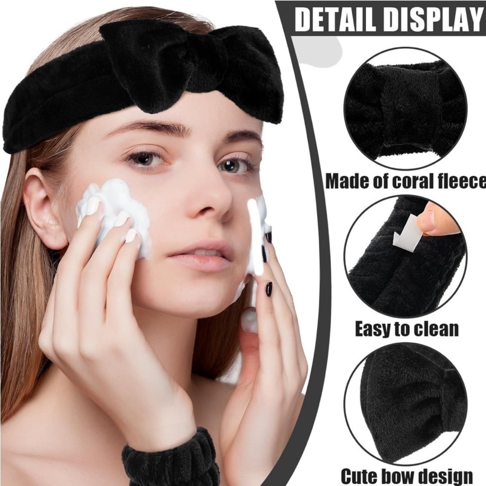 3 piece headband and wrist band